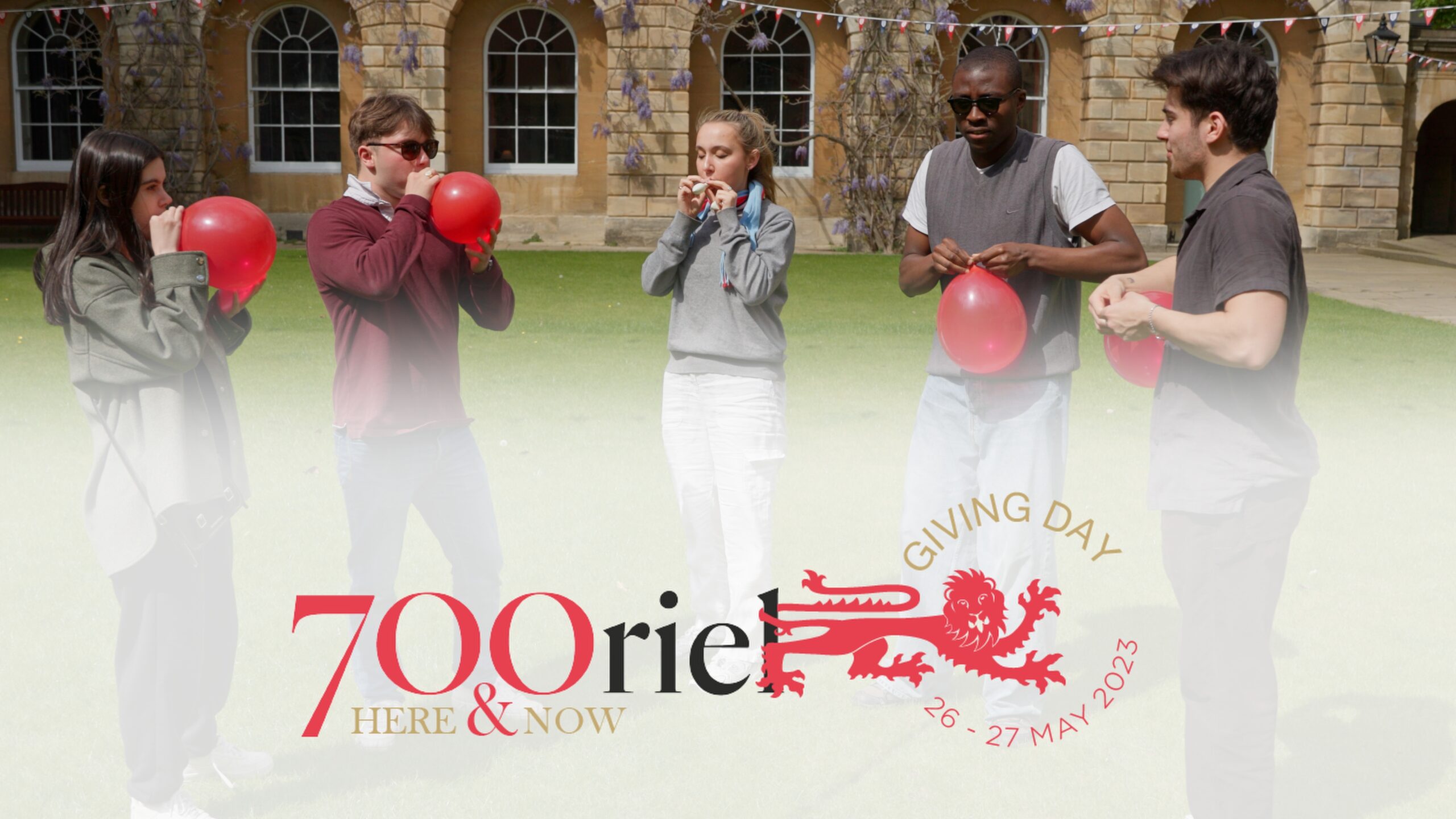 Oriel college Giving Day video